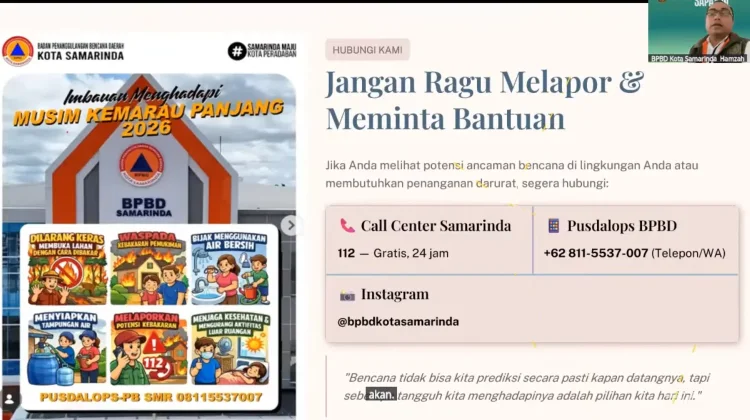 BPBD Samarinda Waspadai Potensi Kebakaran saat Kemarau Panjang 2026