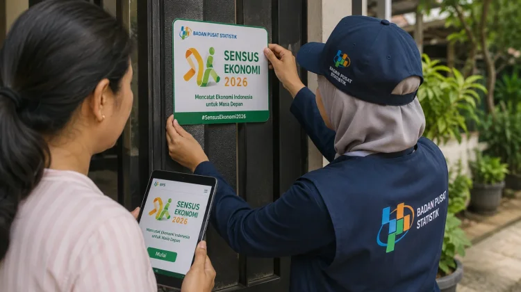 Halo RRI : BPS Klarifikasi Keluhan Stiker Sensus Ekonomi