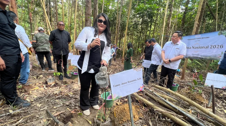 Wujud Nyata City Forest, Rombongan HDN 2026 Tanam Pohon Endemik IKN