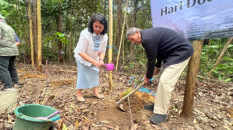 Wujud Nyata City Forest, Rombongan HDN 2026 Tanam Pohon Endemik IKN