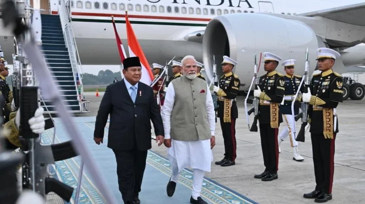 Prabowo Sambut PM Narendra Modi, Perkuat Kemitraan Strategis Indonesia-India