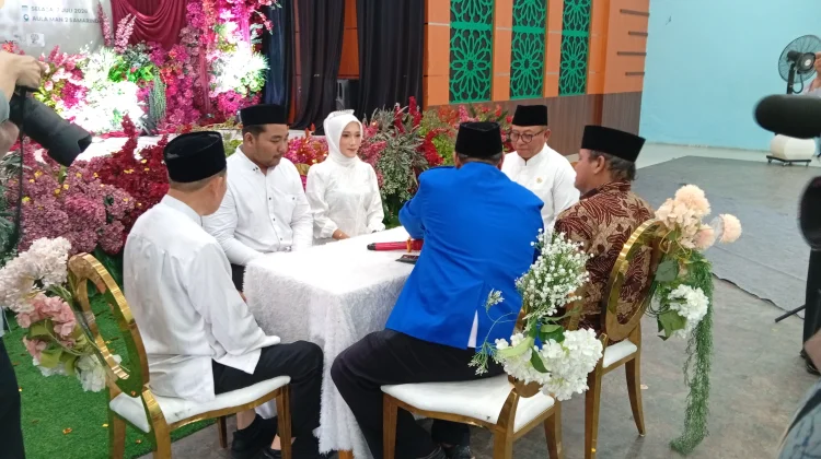 Nikah Massal Peaceful Muharram Permudah Layanan Pencatatan Nikah di Samarinda