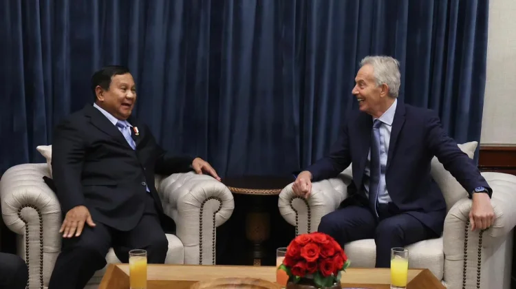 Presiden Prabowo Terima Kunjungan Tony Blair, Bahas Isu Strategis Global