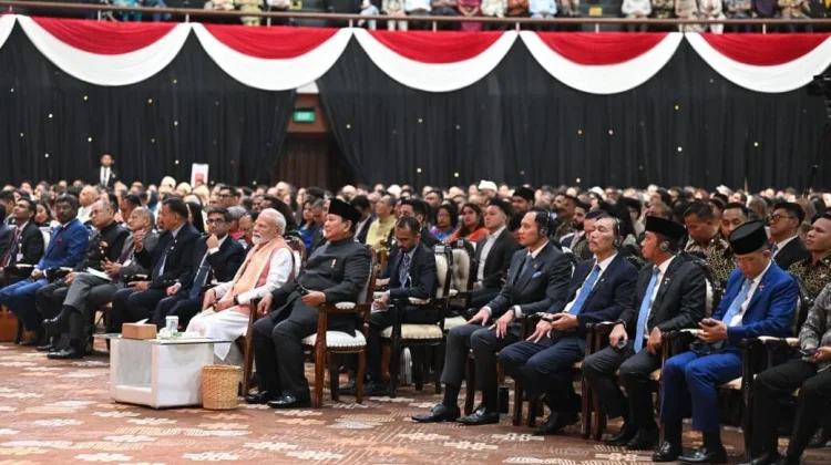 Prabowo dan PM Narendra Modi Hadiri Indian Community Reception di Jakarta