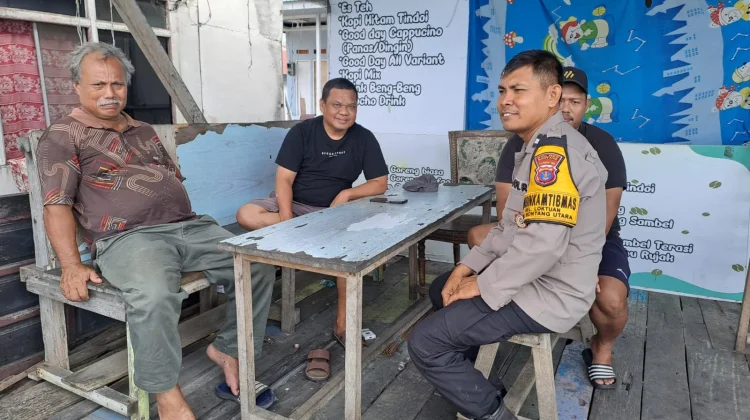 Bhabinkamtibmas Loktuan Dorong Warga Manfaatkan Hotline Polres Bontang