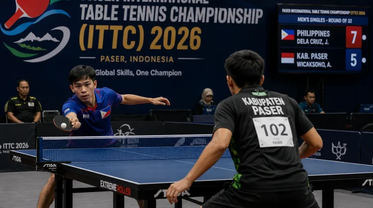 Akan Menjadi Sejarah Paser, Turnamen ITTC 2026 Diikuti Ratusan Atlet Tenis Meja