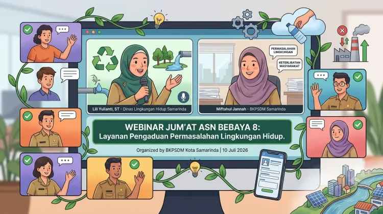 BKPSDM Samarinda Sosialisasikan Sistem Pelaporan Lingkungan Terintegrasi