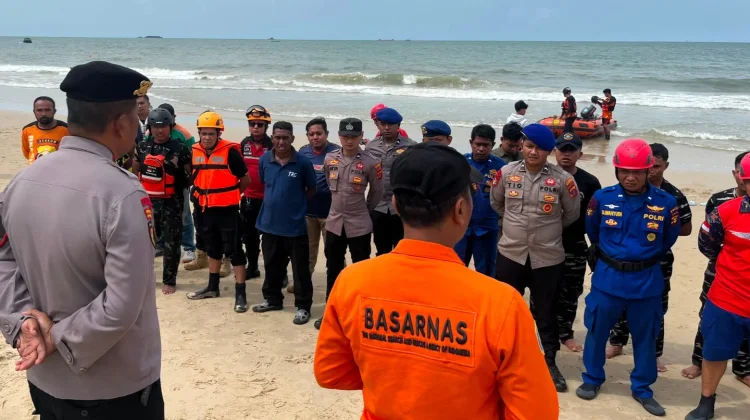 Satu Anak Tenggelam di Pantai Kemala, Tim Gabungan Lakukan Pencarian