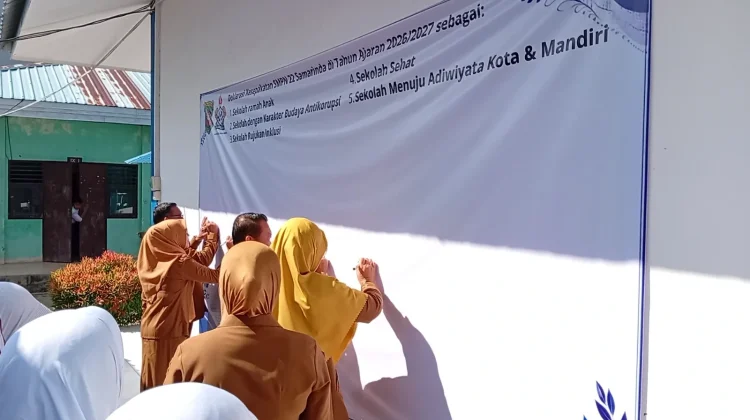 SMPN 22 Samarinda Deklarasikan Lima Komitmen Sekolah Berkarakter dan Ramah Anak
