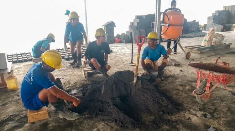 Kemenkum Kaltim Dampingi Pendaftaran Merek Paving Blok Karya Warga Binaan Lapas