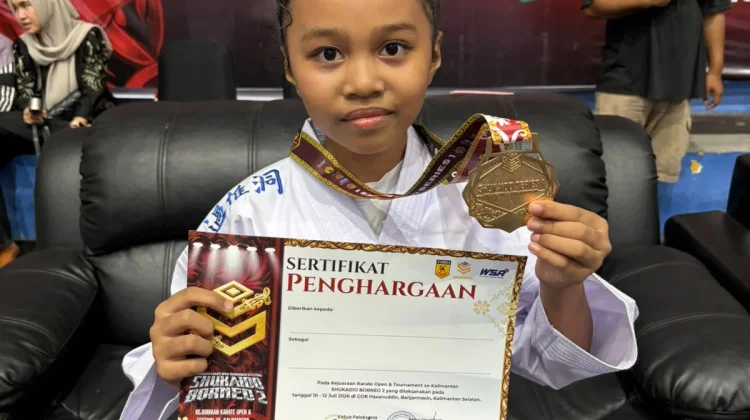 Karateka Cilik Asal Paser Raih Prestasi Membanggakan di Ajang Shukaido Borneo