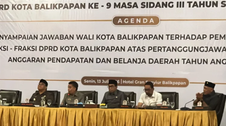 Pemerintah Balikpapan Jawab Pandangan Umum DPRD Terkait Pajak Sampai Air Bersih
