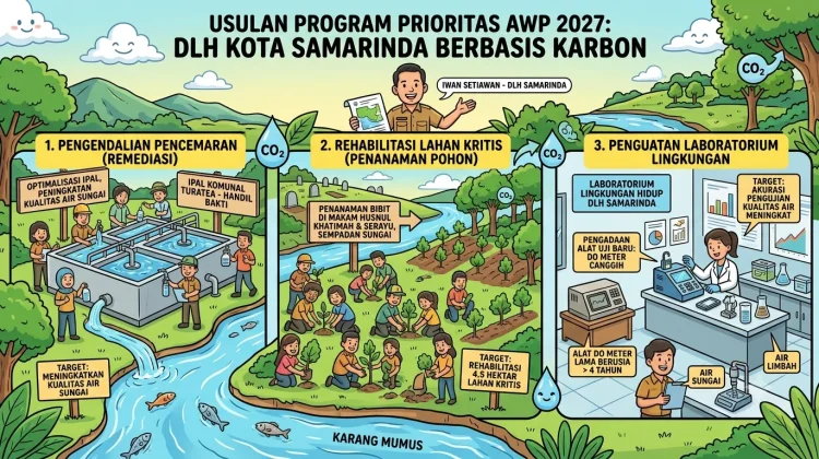DLH Samarinda Siapkan Tiga Program Lingkungan dalam AWP 2027