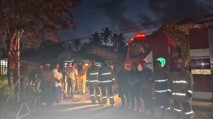 Warung Sembako di Penajam Terbakar, Diduga akibat Korsleting Kulkas