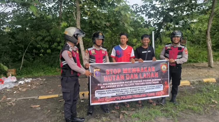Polres PPU Perkuat Patroli Karhutla, Libatkan Warga Cegah Kebakaran Lahan