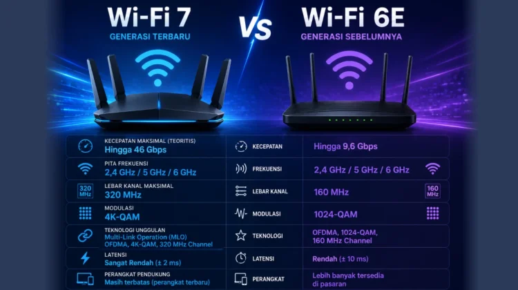 Wi-Fi 6E atau Wi-Fi 7, Mana yang Lebih Cocok untuk Kebutuhan Anda?