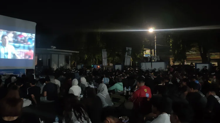 Final Argentina Kontra Spanyol Hadirkan Antusias Nobar RRI Samarinda