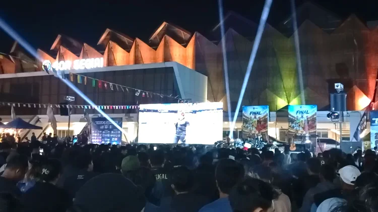 Ribuan Warga Padati Nobar Final Piala Dunia 2026 di GOR Segiri Samarinda