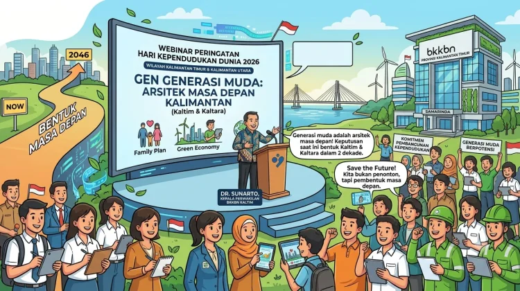 Hari Kependudukan Tegaskan Peran Pemuda Bangun Kalimantan Maju