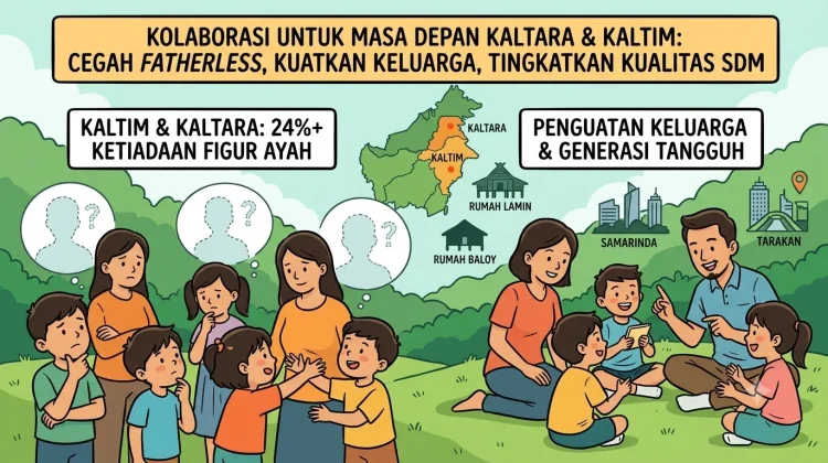BKKBN Soroti Tantangan Fatherless di Kaltim-Kaltara dalam Pembangunan Keluarga