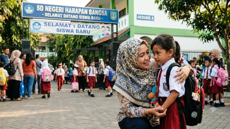 Peran Penting Orang Tua Redam Kecemasan Anak saat Masuk Sekolah Baru