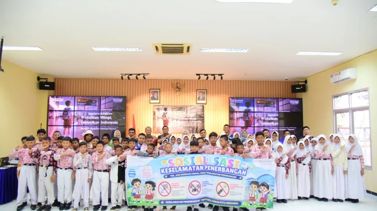 Peringati HAN 2026, Bandara SAMS Sepinggan Edukasi dan Bantu Anak