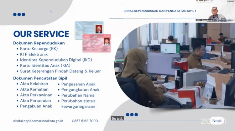 Akta Kelahiran Bisa Diurus Online, Disdukcapil Samarinda Tekankan Layanan Gratis