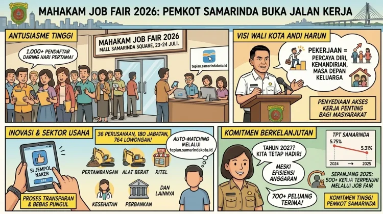 Pemkot Samarinda Kembali Andalkan Job Fair untuk Tekan Pengangguran