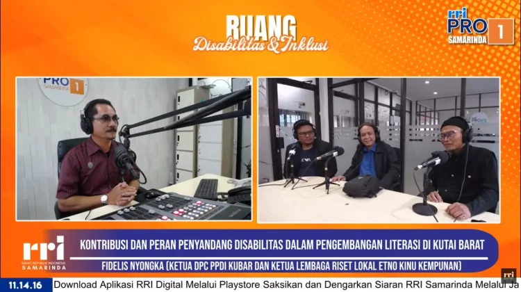 Penyandang Disabilitas Buktikan Literasi Jadi Jalan Merawat Budaya Kutai Barat