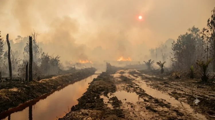 Kabut Asap Karhutla Belum Berdampak di Kalimantan Timur