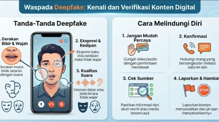 Deepfake Makin Sulit Dibedakan, Ini Cara Mengenali Video dan Suara AI Palsu