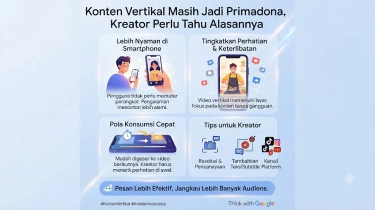 Konten Vertikal Masih Jadi Primadona, Kreator Perlu Tahu Alasannya