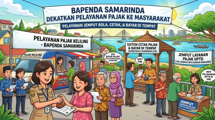 Bapenda Samarinda Perluas Layanan Pajak Jemput Bola