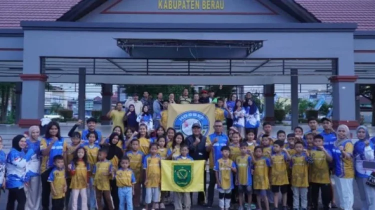 Wabup Berau Lepas 59 Atlet Taekwondo Berlaga di Malinau Cup IV 2026