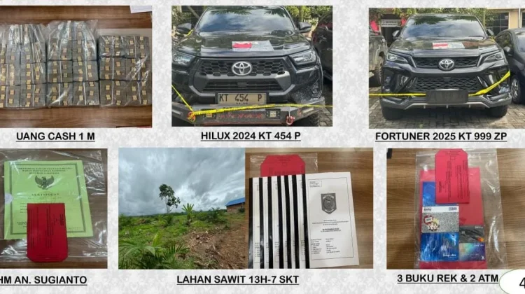 Bandar Kakap Paser Dimiskinkan, Polda Kaltim Sita Uang Rp1 Miliar dan Lahan Sawit