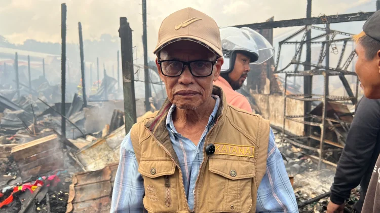 Pasar Sepinggan Terbakar Hebat, Puluhan Pedagang Rugi Miliaran Rupiah