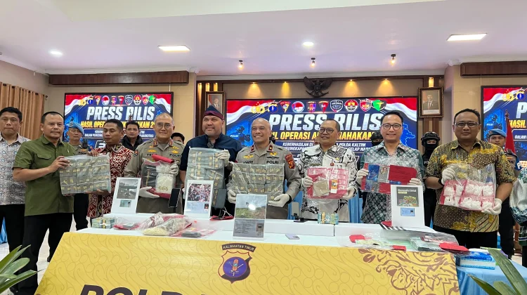Operasi Antik Mahakam 2026: Polda Kaltim Gulung 300 Kasus Narkoba