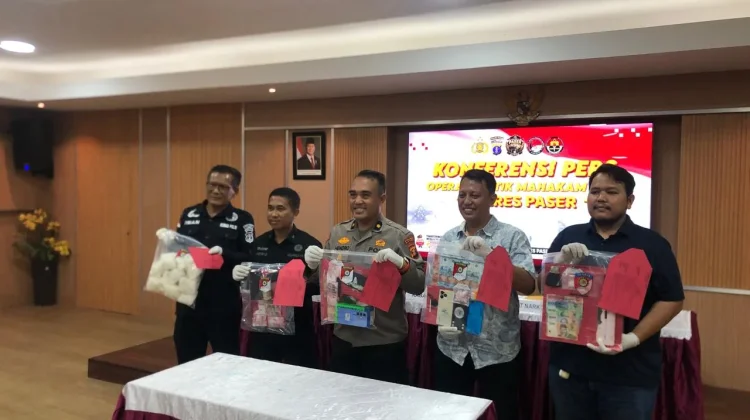 Hasil Operasi Antik Mahakam 2026, Polres Paser Amankan 24 Tersangka