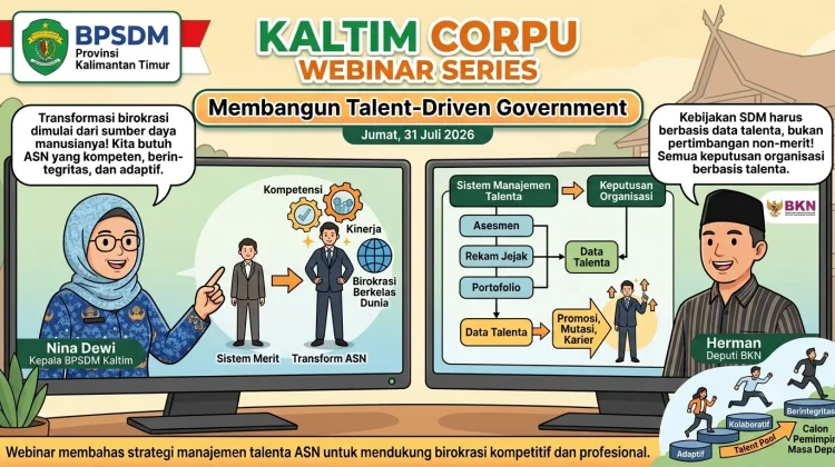 BPSDM Kaltim Dorong Birokrasi Berkelas Dunia lewat Manajemen Talenta ASN
