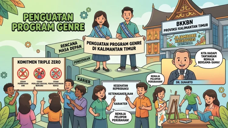 BKKBN Kaltim Tekankan Pencegahan Tiga Ancaman Remaja