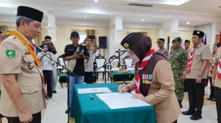 Pengurus Baru Pramuka Berau Dilantik Siap Cetak Generasi Tangguh