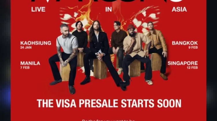 Maroon 5 Resmi ke Jakarta, Siap Guncang JIS pada Tur Asia 2027