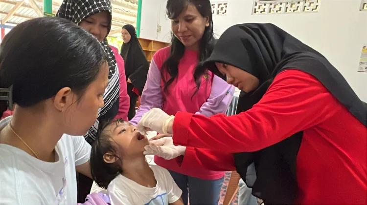 Cegah Stunting, Posyandu Balikpapan Jemput Bola Beri Vitamin A