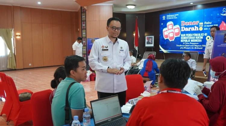 Donor Darah Warnai Semarak Hari Pengayoman ke-81
