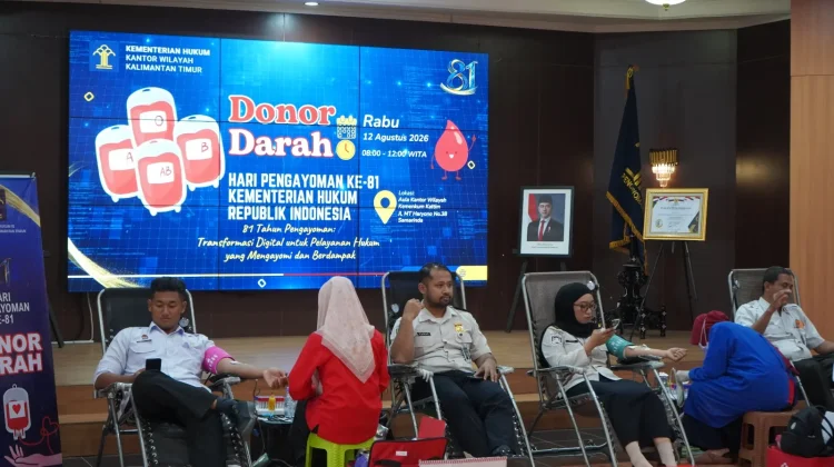 Donor Darah Warnai Semarak Hari Pengayoman ke-81