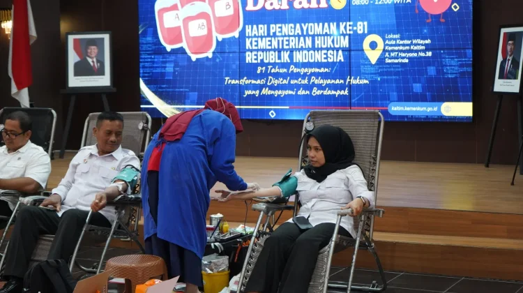 Donor Darah Warnai Semarak Hari Pengayoman ke-81