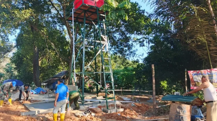 Atasi Krisis Air, Kodim 0905/Balikpapan Bor Sumur di Lamaru
