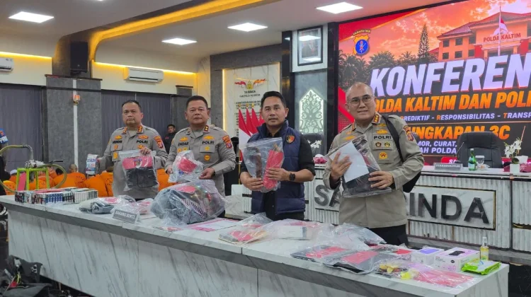 Polda Kaltim Ringkus 148 Tersangka Kasus 3C dalam Tiga Bulan Terakhir