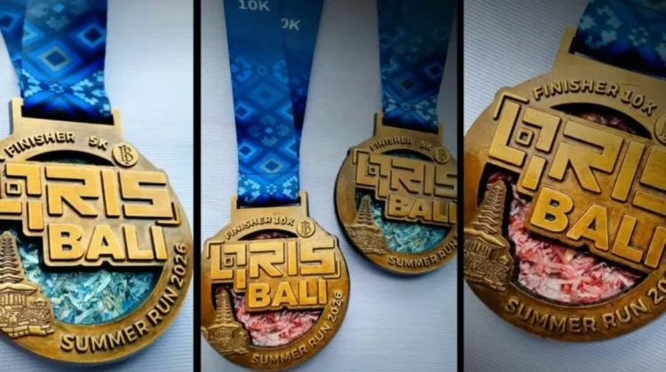 BI Bali Ubah Limbah Uang 400 Ribu yang Rusak Menjadi Medali Lari