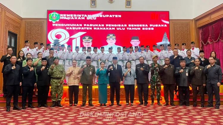 25 Paskibraka Dikukuhkan Pemkab Mahulu